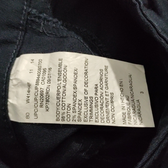 Dickies women's size 3 skinny blue pants - Picture 4 of 4